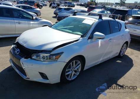 2017 Lexus Ct 200H из США, поврежденный, VIN JTHKD5BHXH2281722